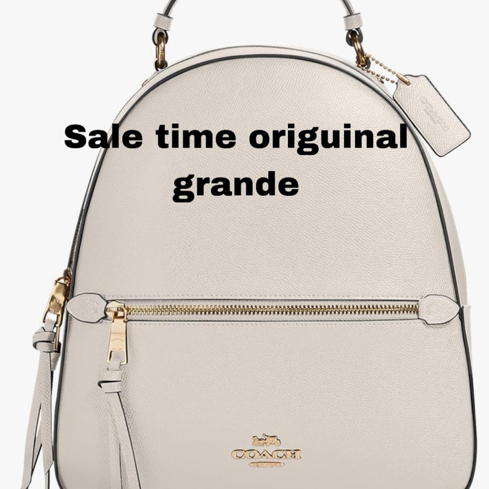 Coach Cream Backpack